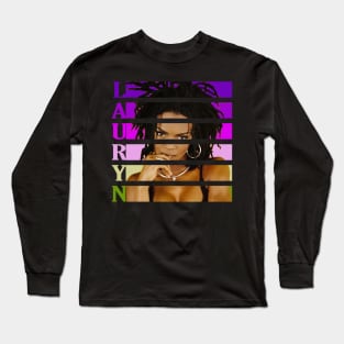 Retro Color-L.A.U.R.Y.N Long Sleeve T-Shirt